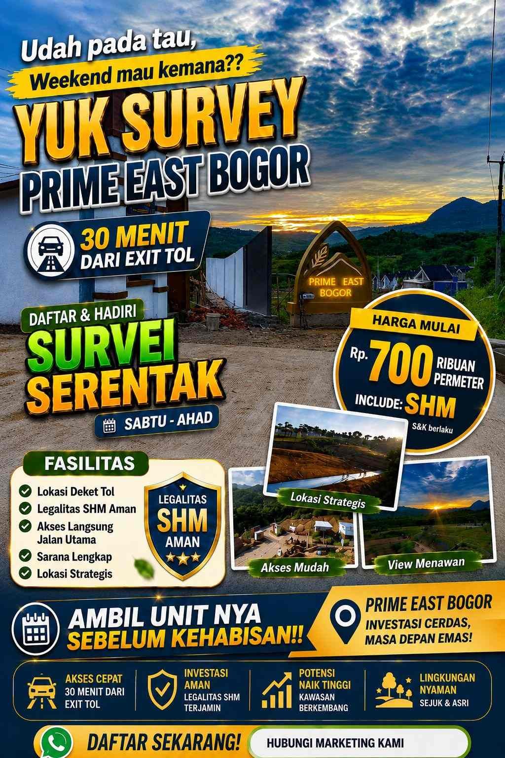 Flyer Yuk Survey Prime East Bogor