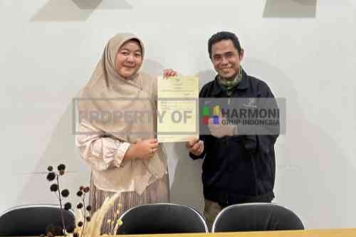 Dokumentasi serah terima sertifikat Prime East Bogor 1